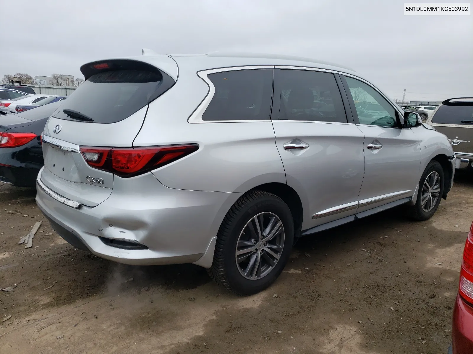 2019 Infiniti Qx60 Luxe VIN: 5N1DL0MM1KC503992 Lot: 45350094