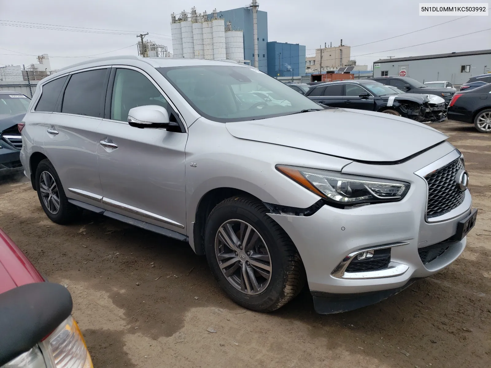 2019 Infiniti Qx60 Luxe VIN: 5N1DL0MM1KC503992 Lot: 45350094