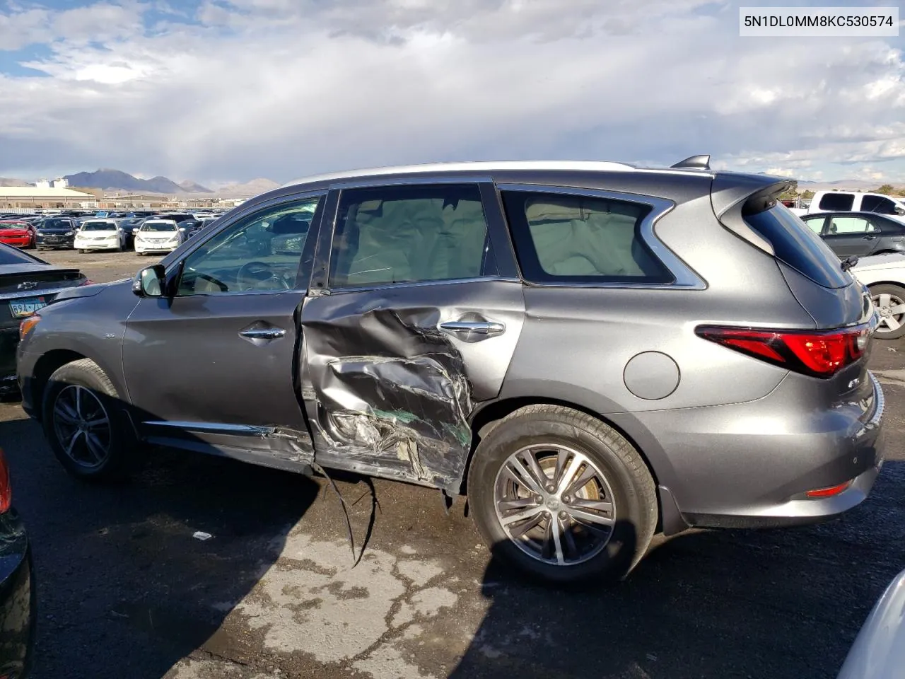 2019 Infiniti Qx60 Luxe VIN: 5N1DL0MM8KC530574 Lot: 47952583