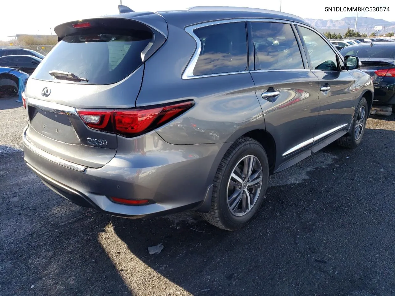 2019 Infiniti Qx60 Luxe VIN: 5N1DL0MM8KC530574 Lot: 47952583