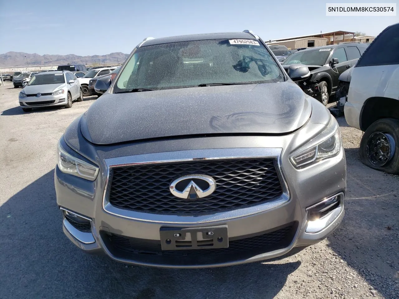 2019 Infiniti Qx60 Luxe VIN: 5N1DL0MM8KC530574 Lot: 47952583