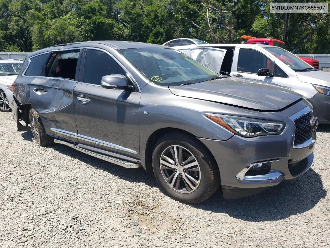 5N1DL0MN7KC555507 2019 Infiniti Qx60 Luxe