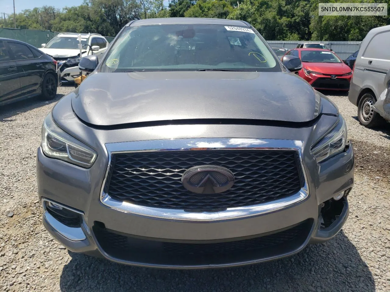 2019 Infiniti Qx60 Luxe VIN: 5N1DL0MN7KC555507 Lot: 52048934