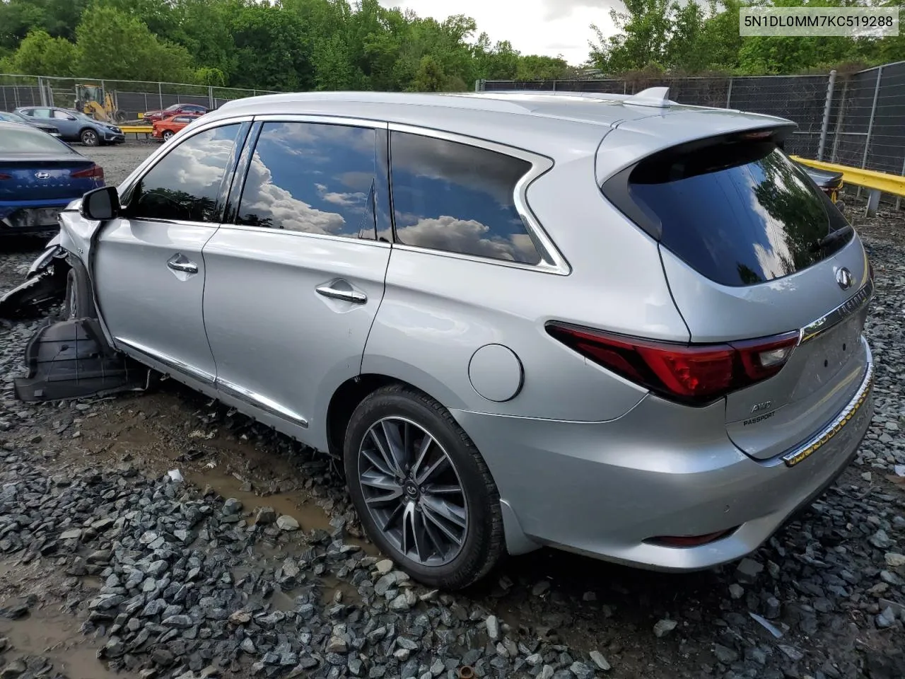 2019 Infiniti Qx60 Luxe VIN: 5N1DL0MM7KC519288 Lot: 53440424