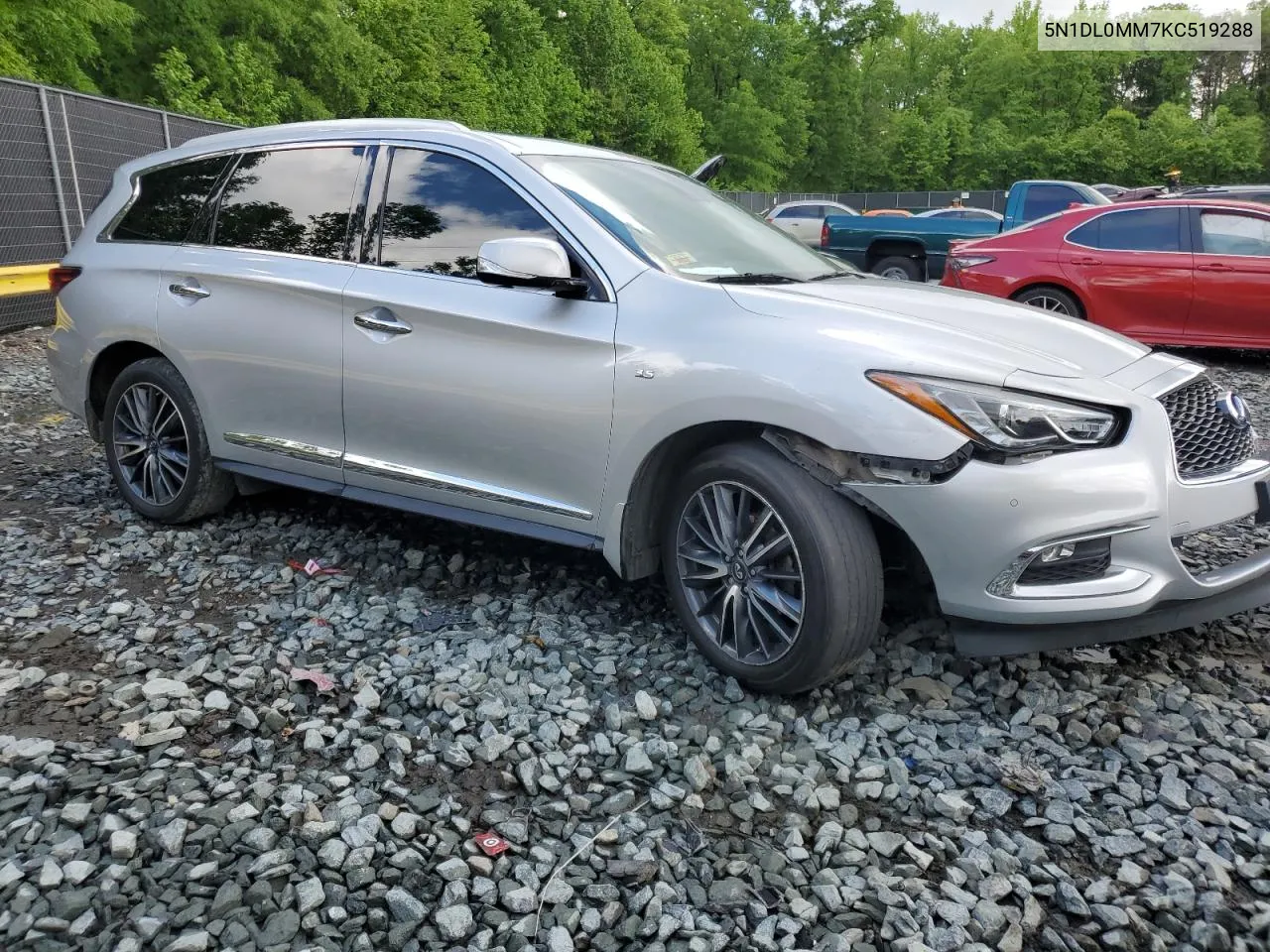 2019 Infiniti Qx60 Luxe VIN: 5N1DL0MM7KC519288 Lot: 53440424