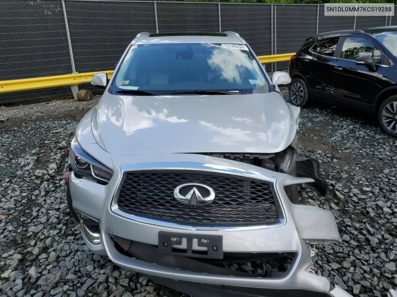 2019 Infiniti Qx60 Luxe VIN: 5N1DL0MM7KC519288 Lot: 53440424