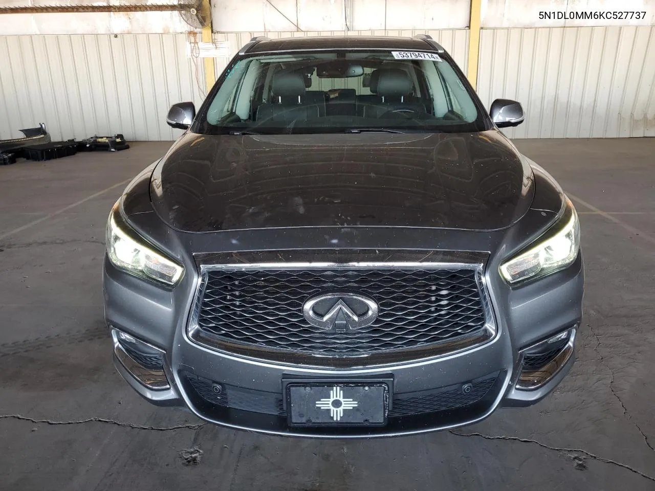 2019 Infiniti Qx60 Luxe VIN: 5N1DL0MM6KC527737 Lot: 53794714