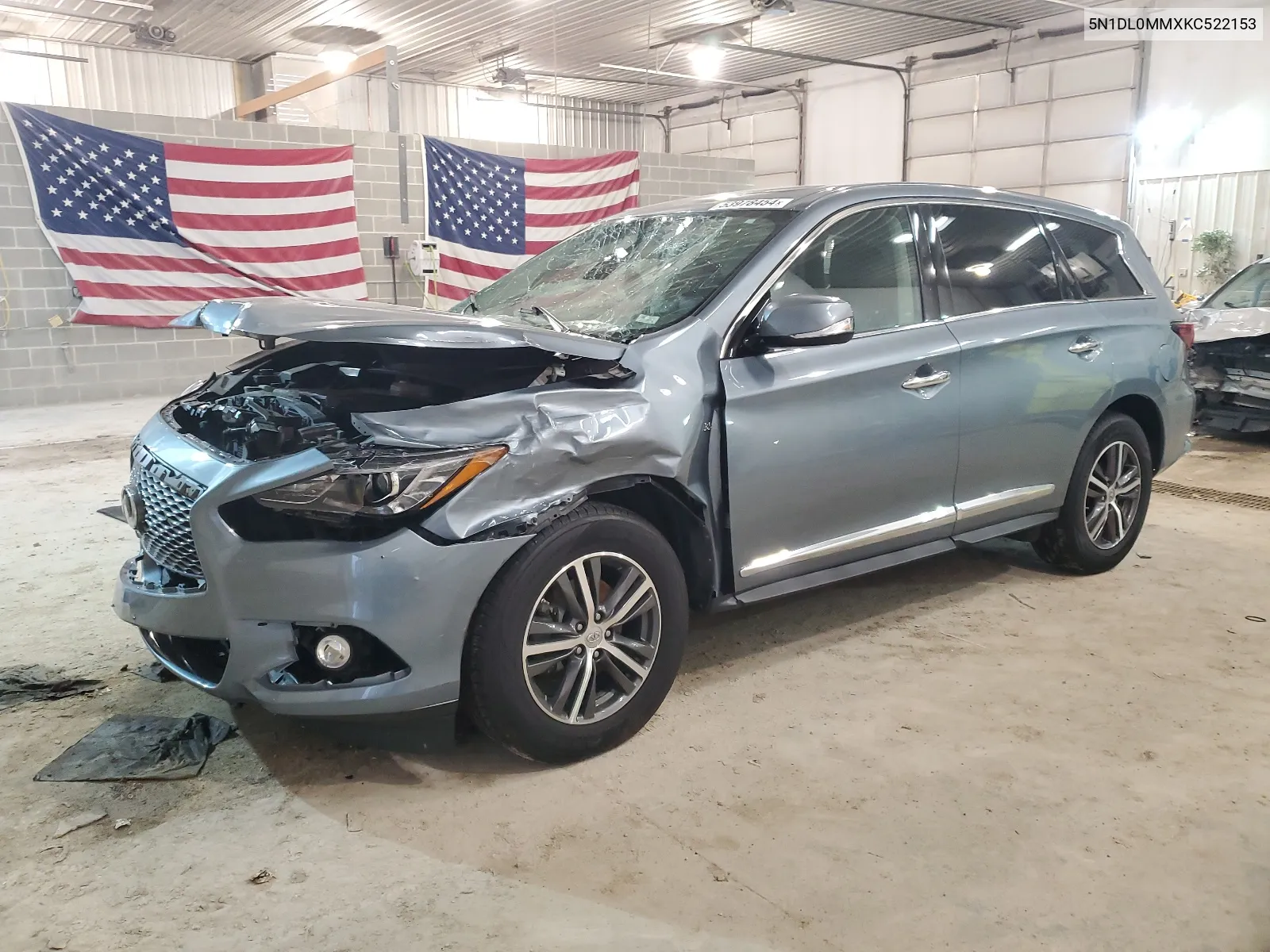 5N1DL0MMXKC522153 2019 Infiniti Qx60 Luxe