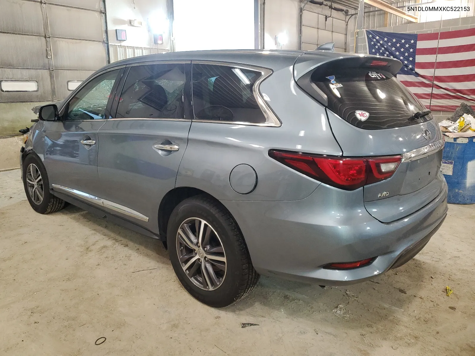 2019 Infiniti Qx60 Luxe VIN: 5N1DL0MMXKC522153 Lot: 53978454