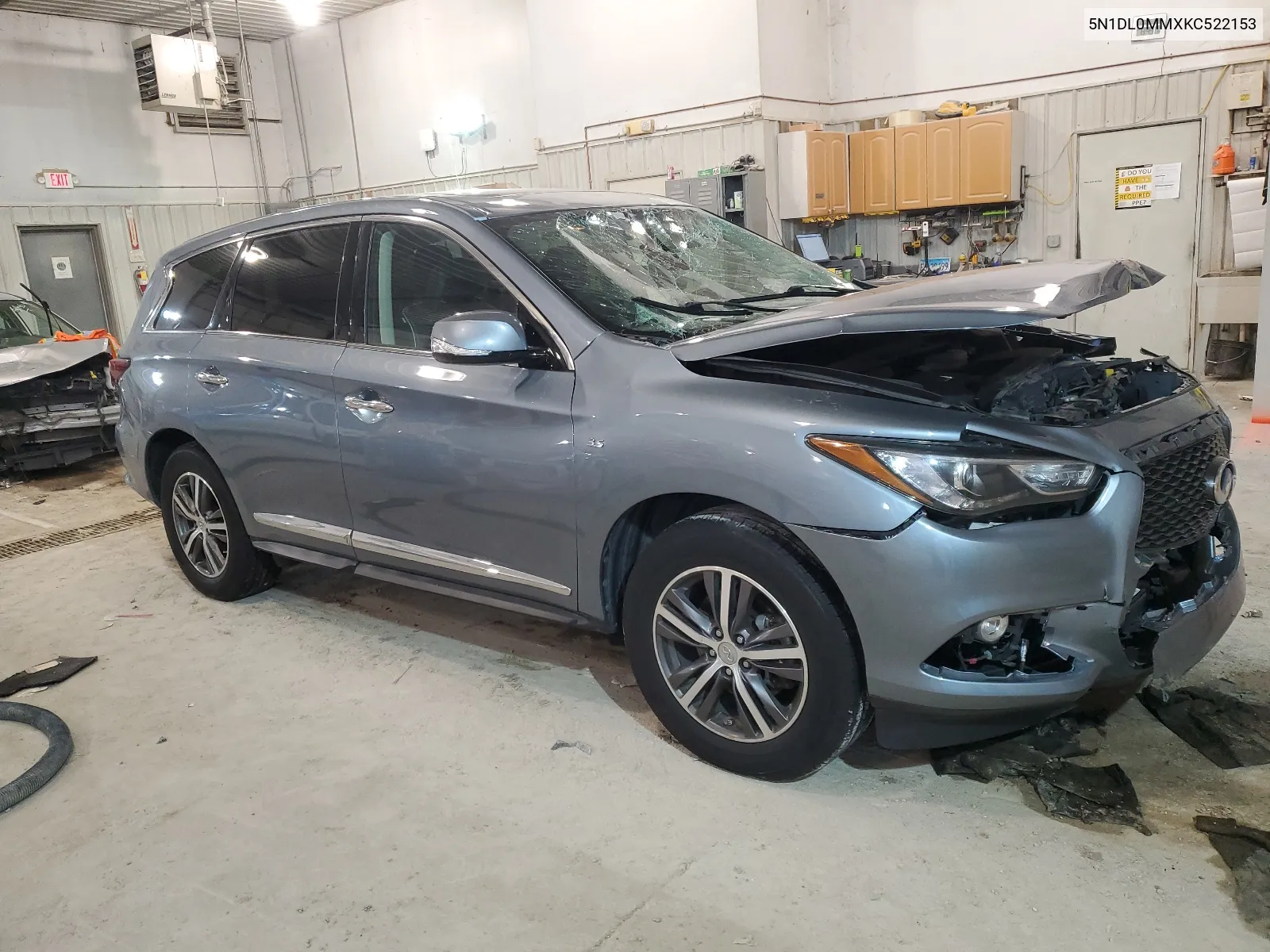 2019 Infiniti Qx60 Luxe VIN: 5N1DL0MMXKC522153 Lot: 53978454