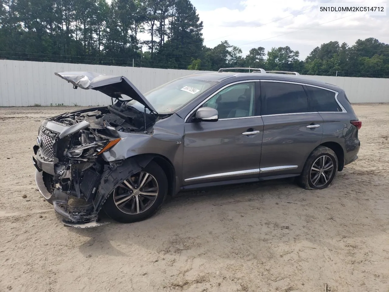 2019 Infiniti Qx60 Luxe VIN: 5N1DL0MM2KC514712 Lot: 55471294