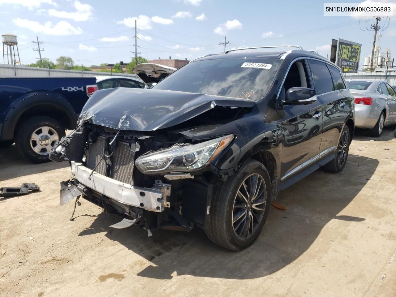 5N1DL0MM0KC506883 2019 Infiniti Qx60 Luxe