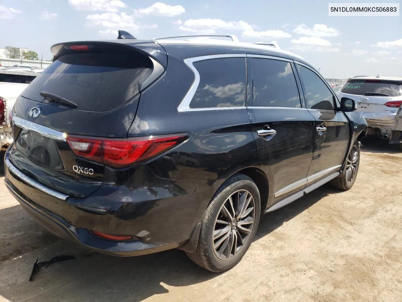 2019 Infiniti Qx60 Luxe VIN: 5N1DL0MM0KC506883 Lot: 55923894