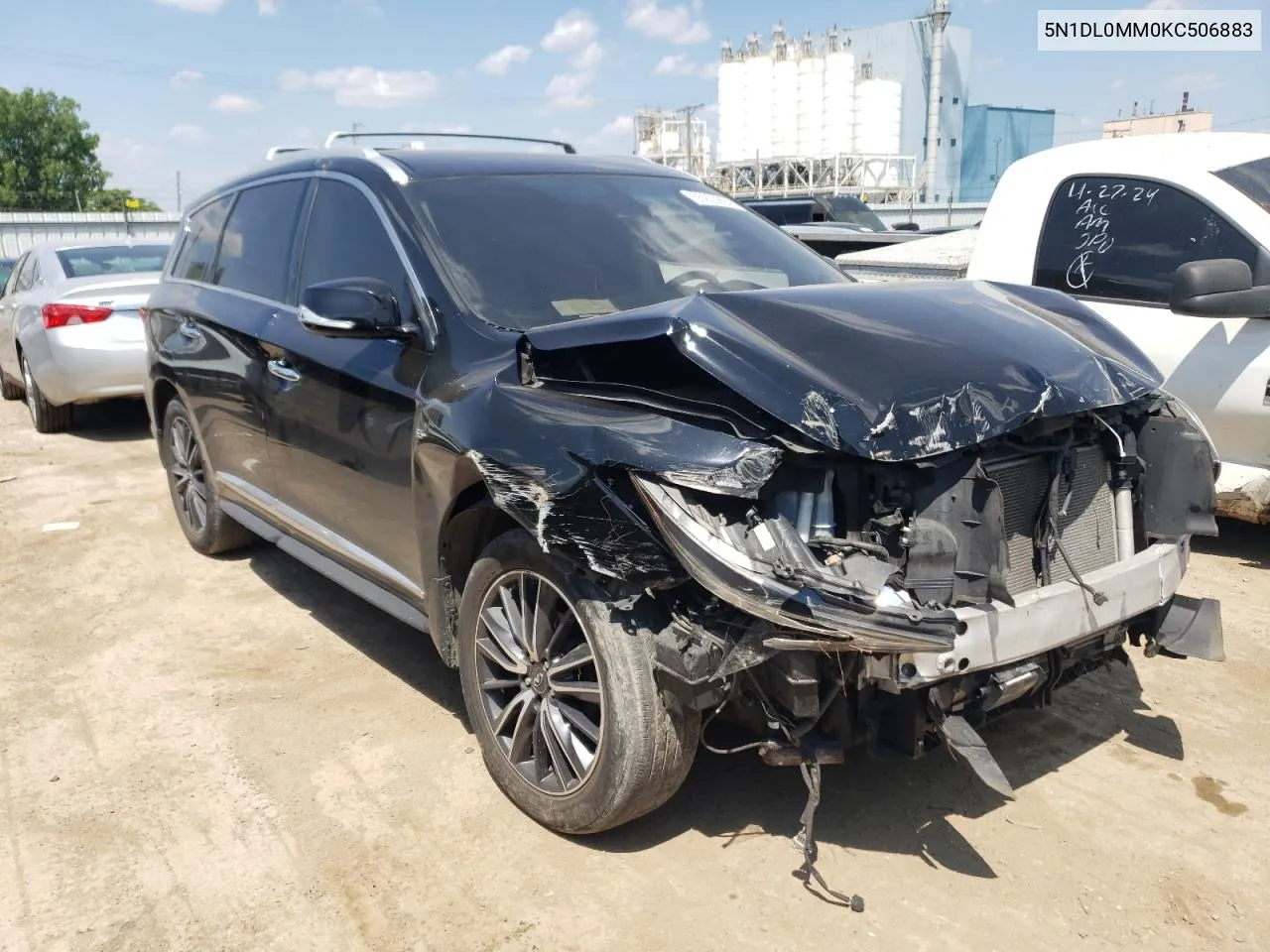 2019 Infiniti Qx60 Luxe VIN: 5N1DL0MM0KC506883 Lot: 55923894