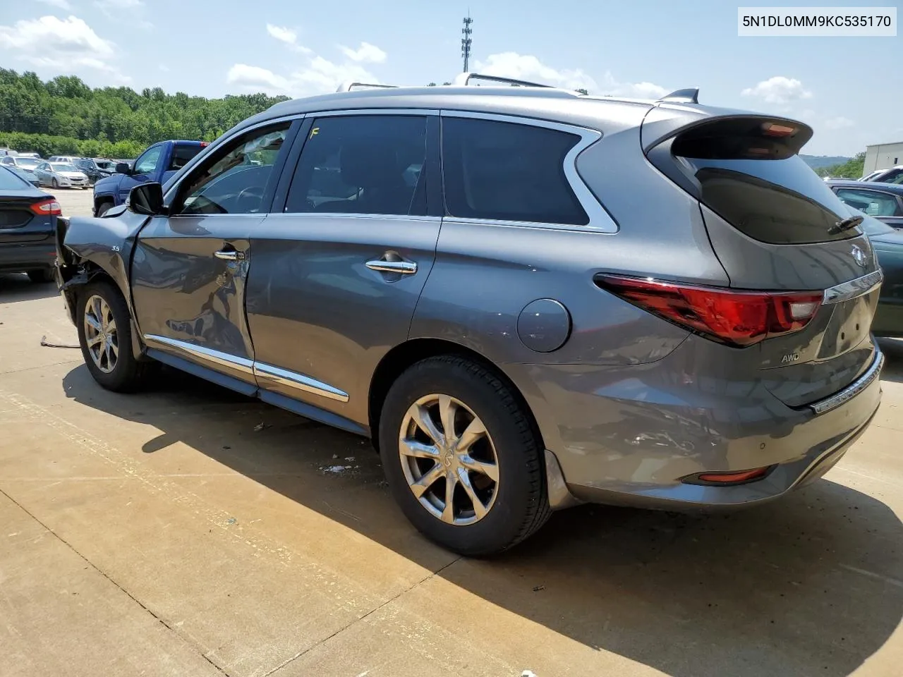 2019 Infiniti Qx60 Luxe VIN: 5N1DL0MM9KC535170 Lot: 60475334