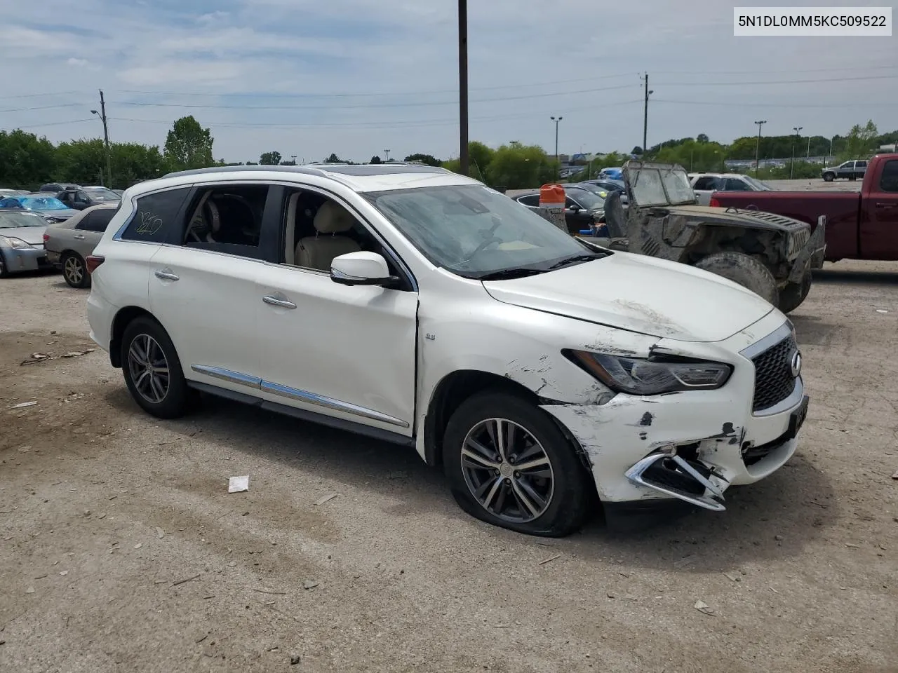 2019 Infiniti Qx60 Luxe VIN: 5N1DL0MM5KC509522 Lot: 60981364