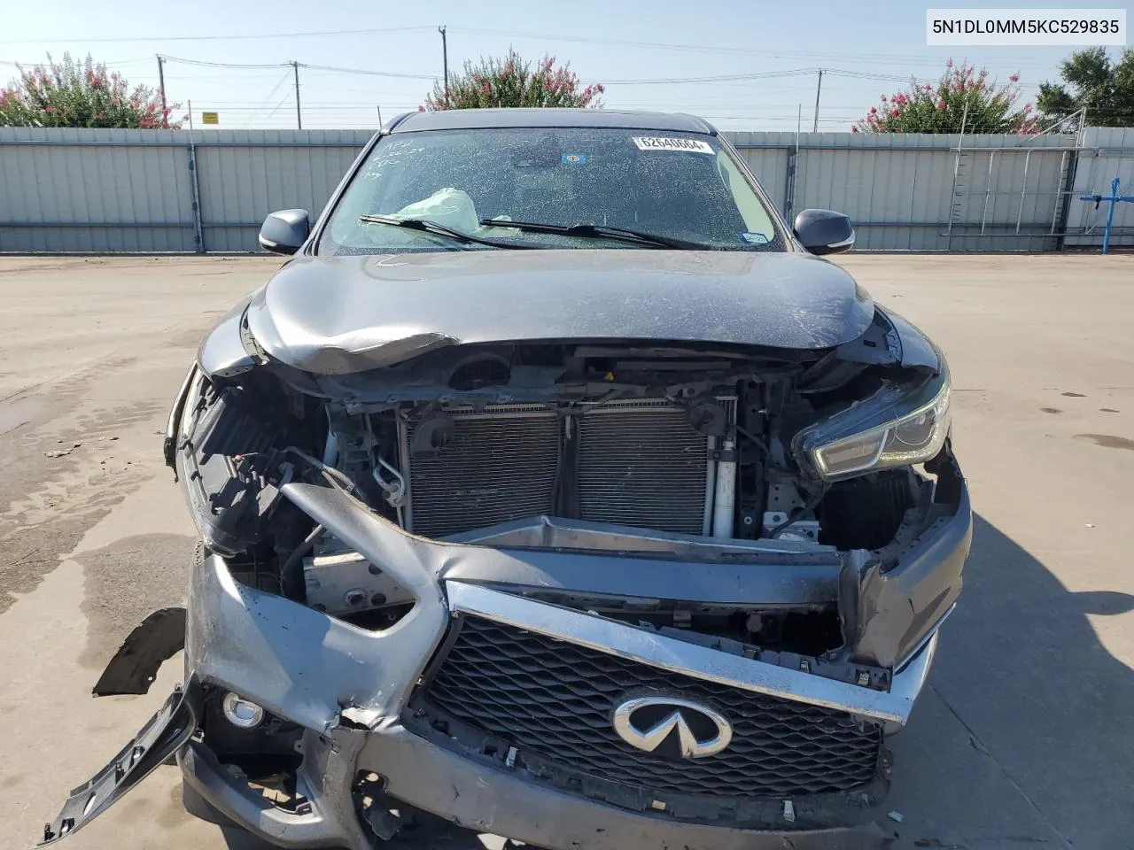 2019 Infiniti Qx60 Luxe VIN: 5N1DL0MM5KC529835 Lot: 62640664