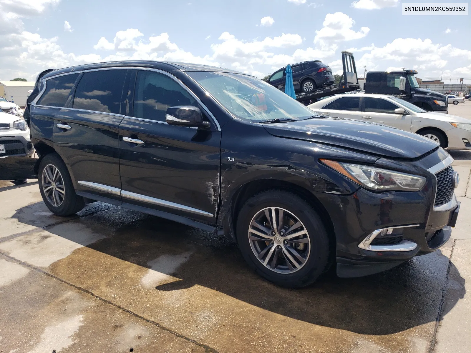 2019 Infiniti Qx60 Luxe VIN: 5N1DL0MN2KC559352 Lot: 62868364