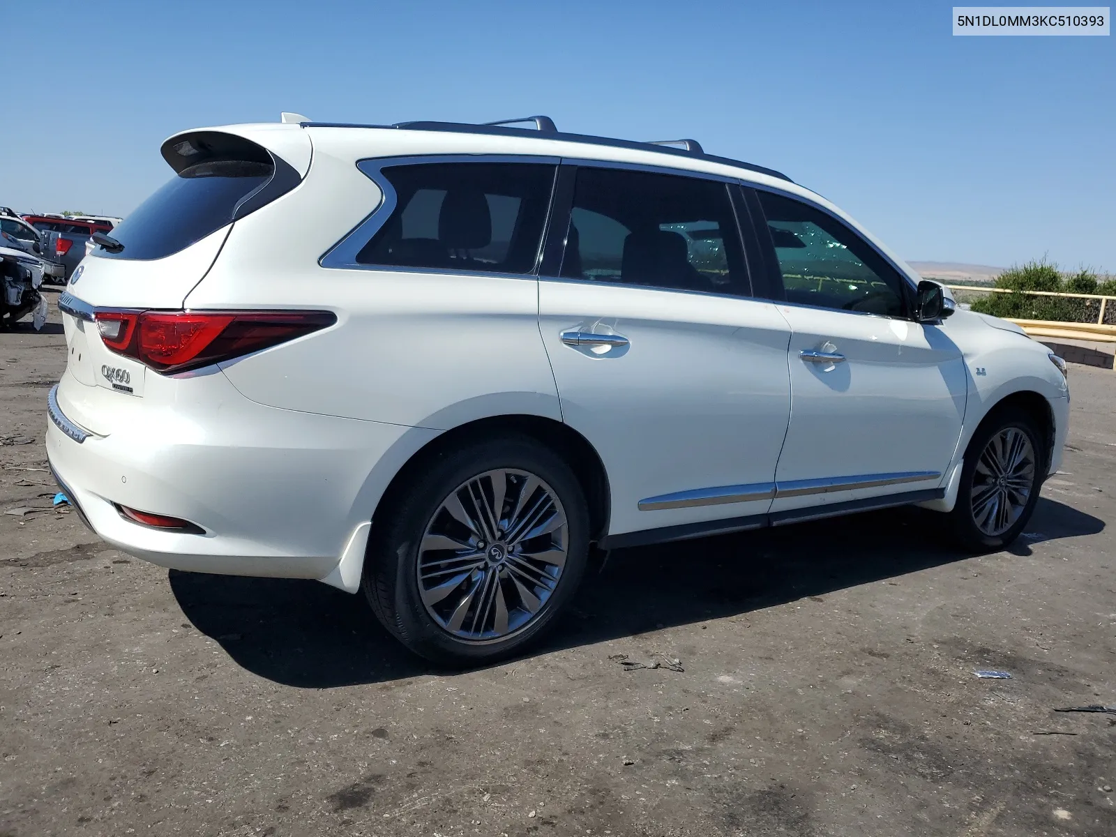 2019 Infiniti Qx60 Luxe VIN: 5N1DL0MM3KC510393 Lot: 64013524