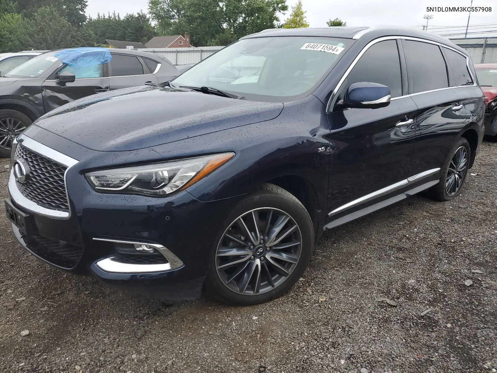 2019 Infiniti Qx60 Luxe VIN: 5N1DL0MM3KC557908 Lot: 64071594