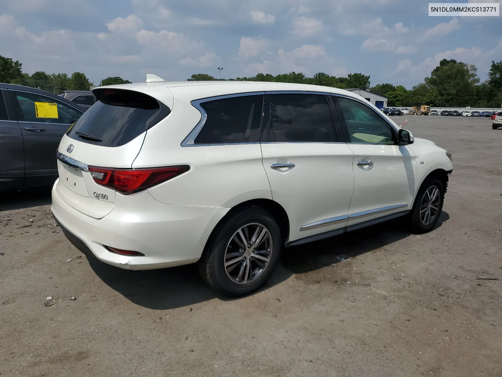 2019 Infiniti Qx60 Luxe VIN: 5N1DL0MM2KC513771 Lot: 64480864