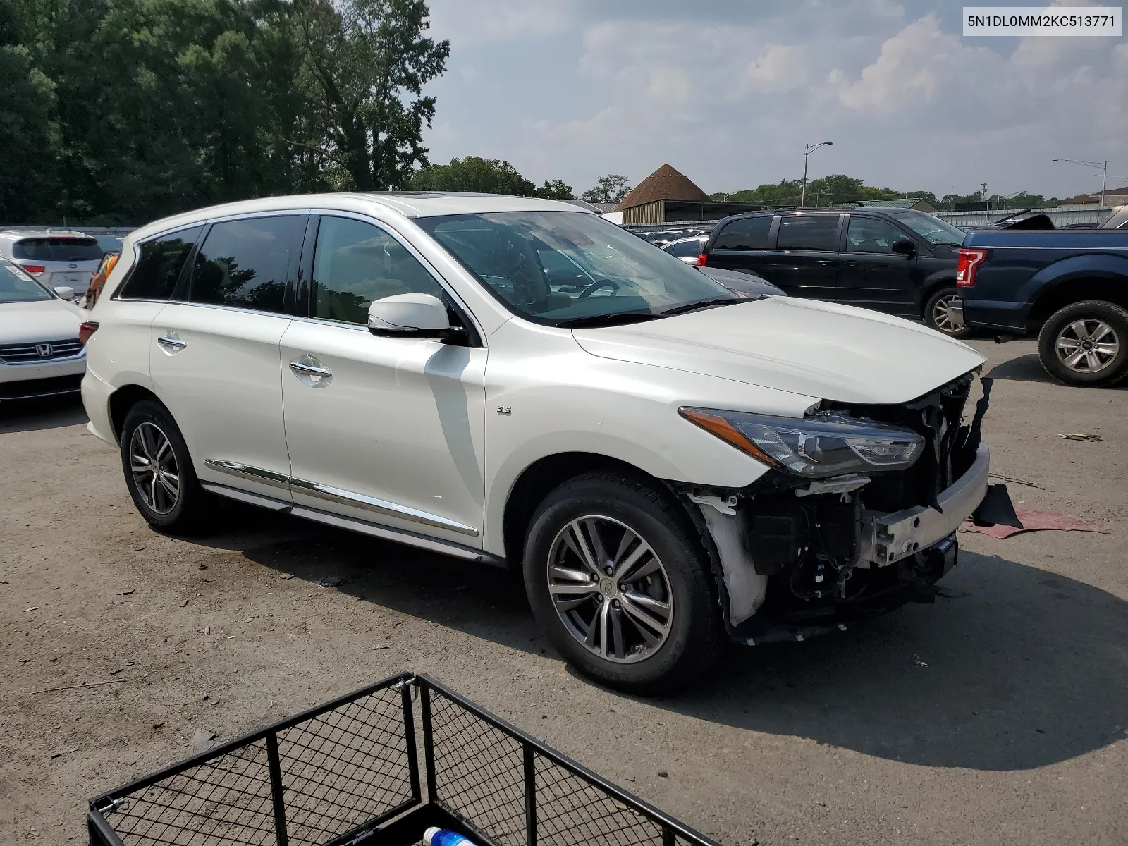 2019 Infiniti Qx60 Luxe VIN: 5N1DL0MM2KC513771 Lot: 64480864