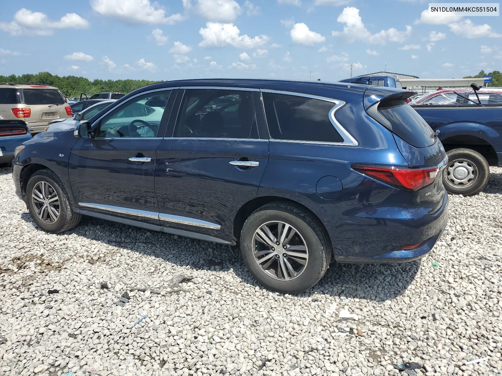 2019 Infiniti Qx60 Luxe VIN: 5N1DL0MM4KC551504 Lot: 64948744