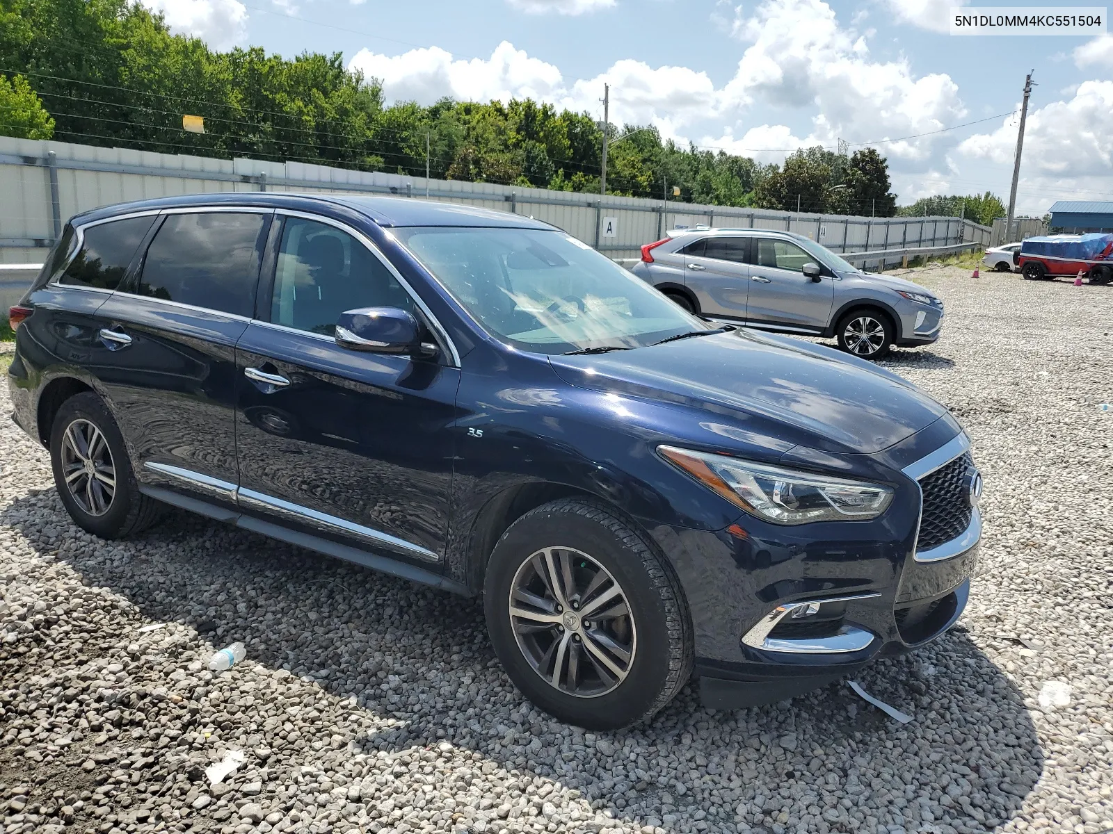 2019 Infiniti Qx60 Luxe VIN: 5N1DL0MM4KC551504 Lot: 64948744