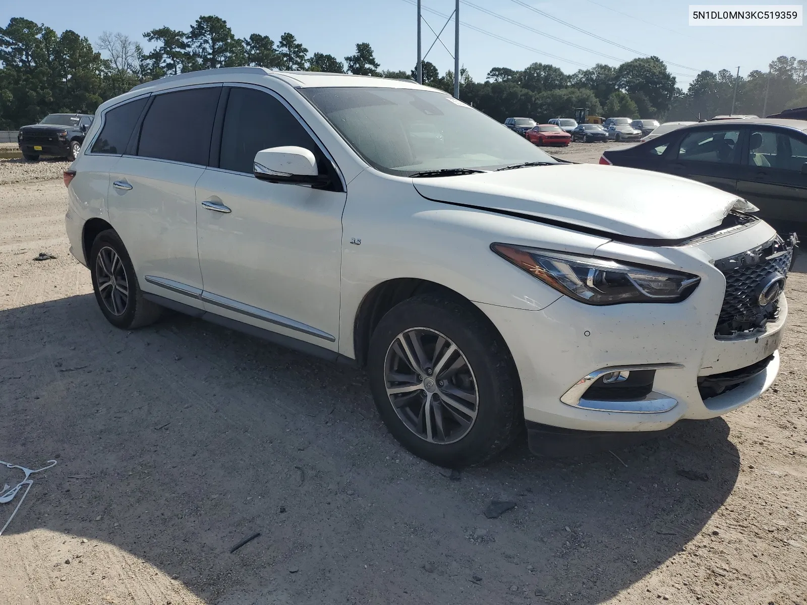 2019 Infiniti Qx60 Luxe VIN: 5N1DL0MN3KC519359 Lot: 65144724