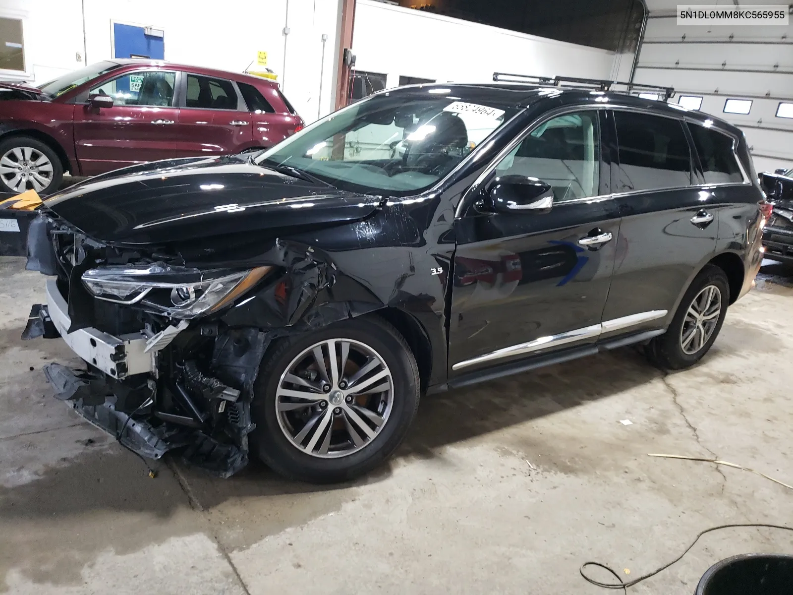 2019 Infiniti Qx60 Luxe VIN: 5N1DL0MM8KC565955 Lot: 65824964