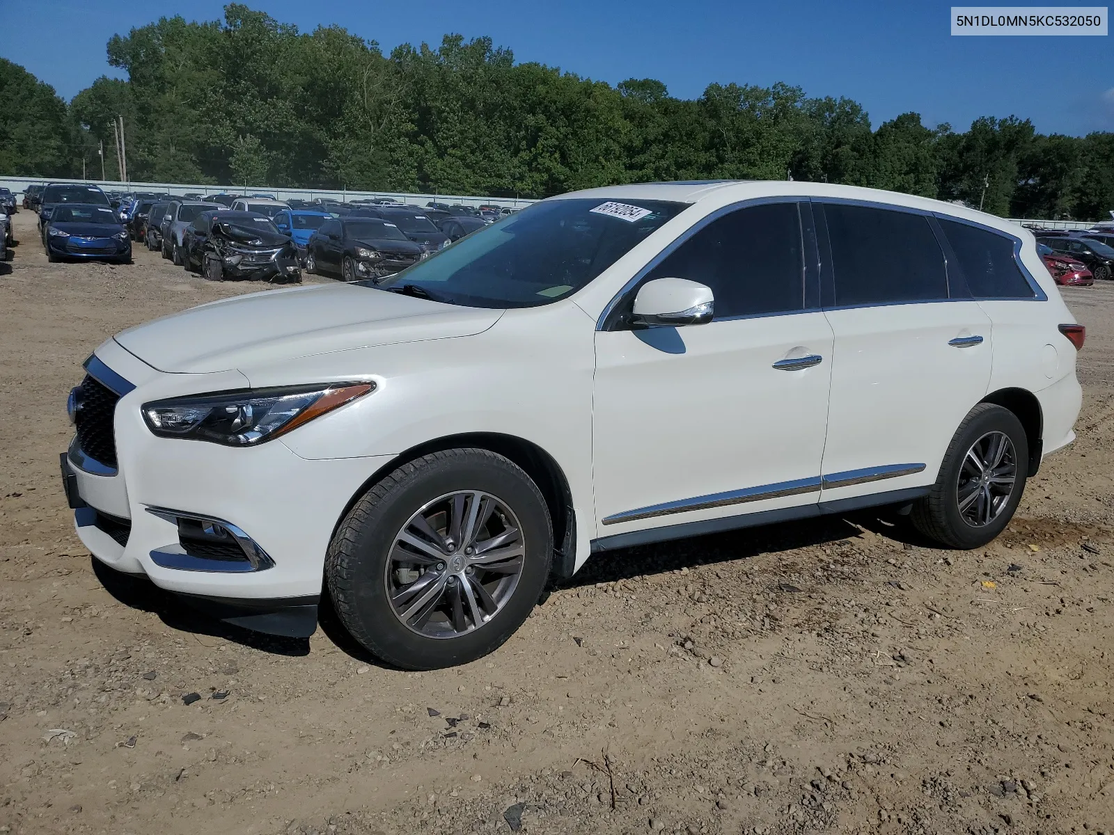 2019 Infiniti Qx60 Luxe VIN: 5N1DL0MN5KC532050 Lot: 66192054