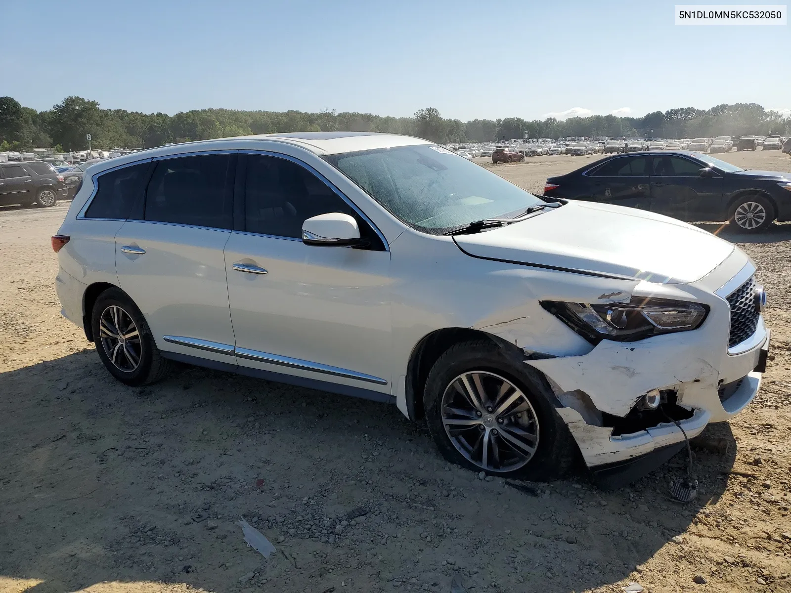 2019 Infiniti Qx60 Luxe VIN: 5N1DL0MN5KC532050 Lot: 66192054