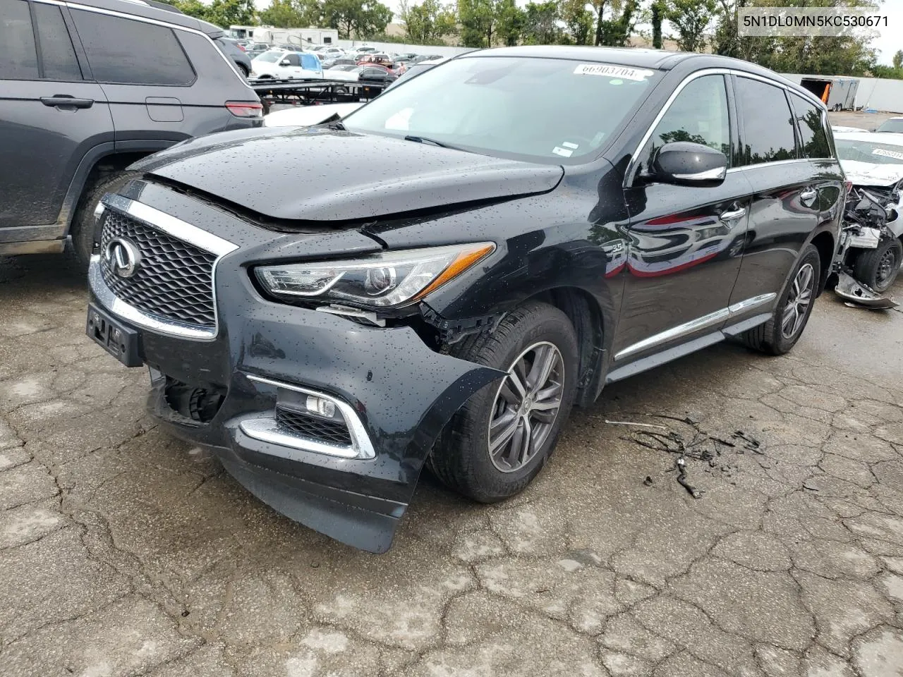 2019 Infiniti Qx60 Luxe VIN: 5N1DL0MN5KC530671 Lot: 66903704