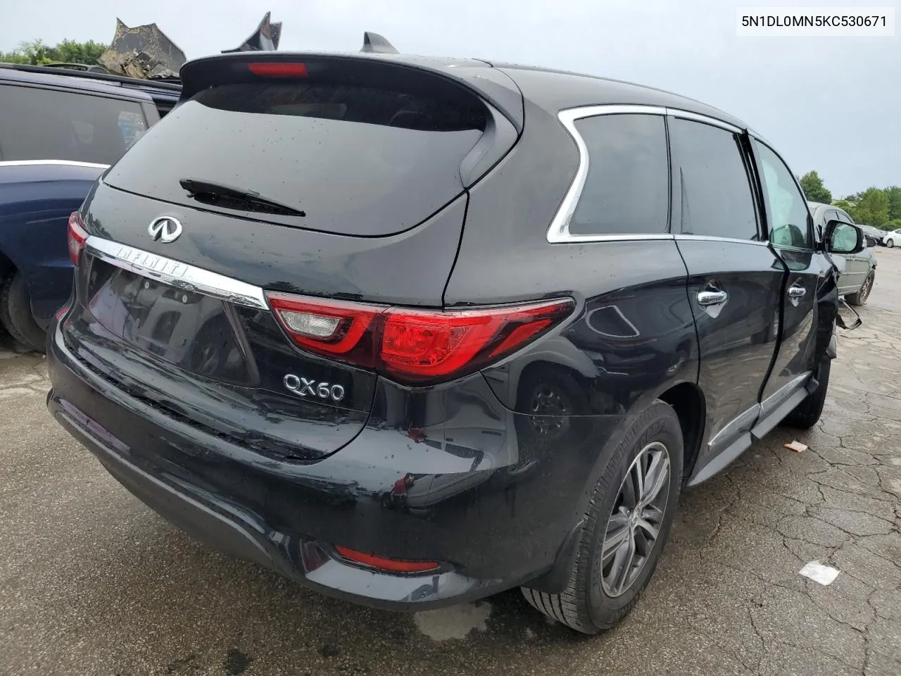 5N1DL0MN5KC530671 2019 Infiniti Qx60 Luxe