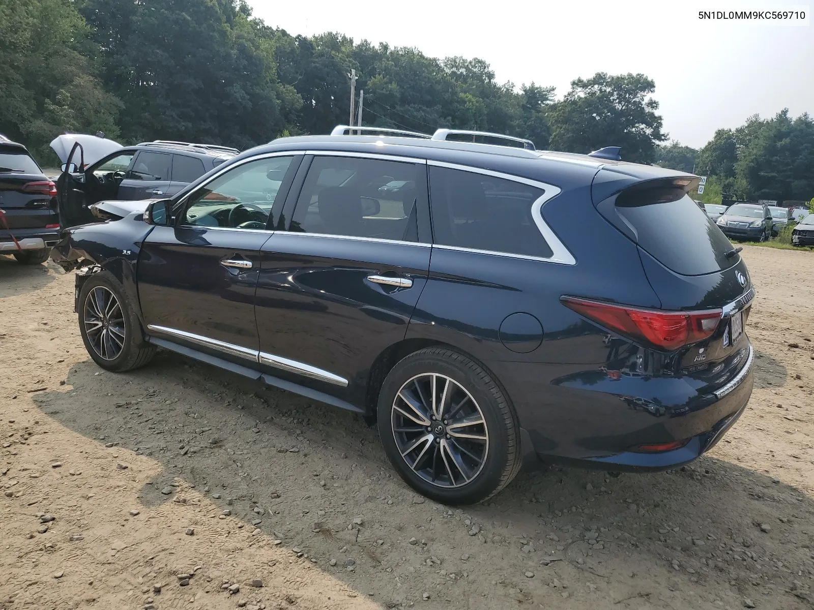 2019 Infiniti Qx60 Luxe VIN: 5N1DL0MM9KC569710 Lot: 67357704