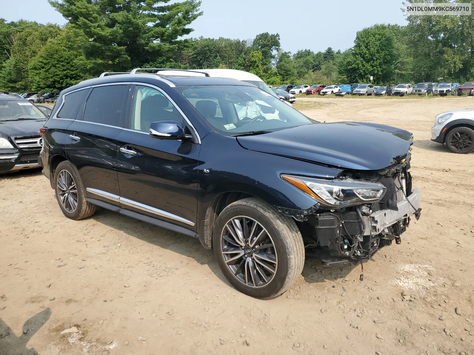 2019 Infiniti Qx60 Luxe VIN: 5N1DL0MM9KC569710 Lot: 67357704