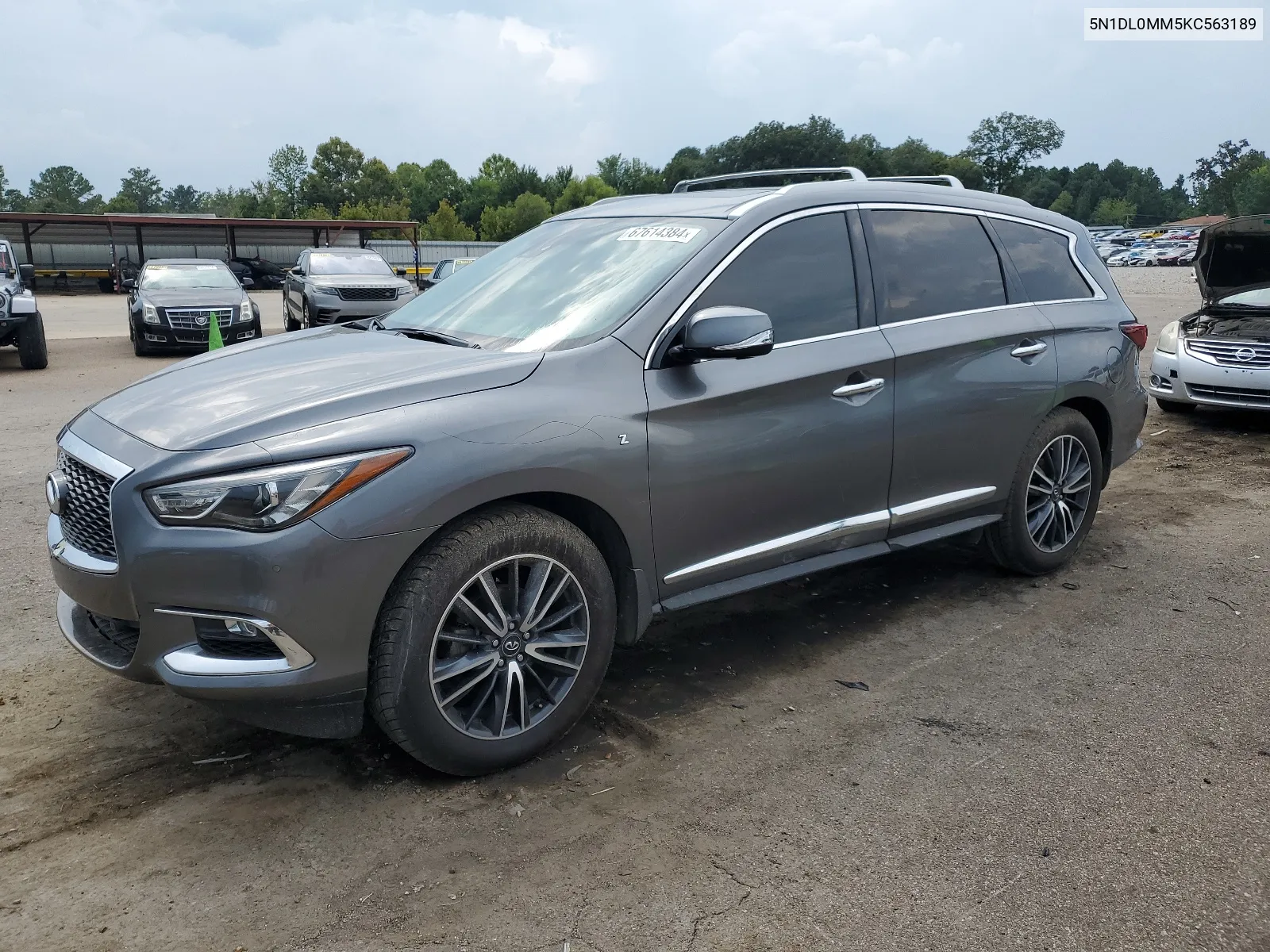 2019 Infiniti Qx60 Luxe VIN: 5N1DL0MM5KC563189 Lot: 67614384