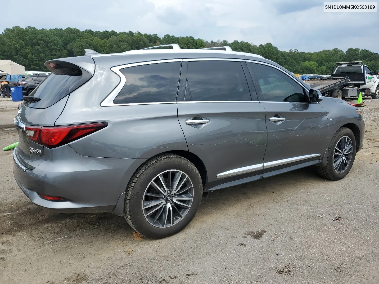 2019 Infiniti Qx60 Luxe VIN: 5N1DL0MM5KC563189 Lot: 67614384