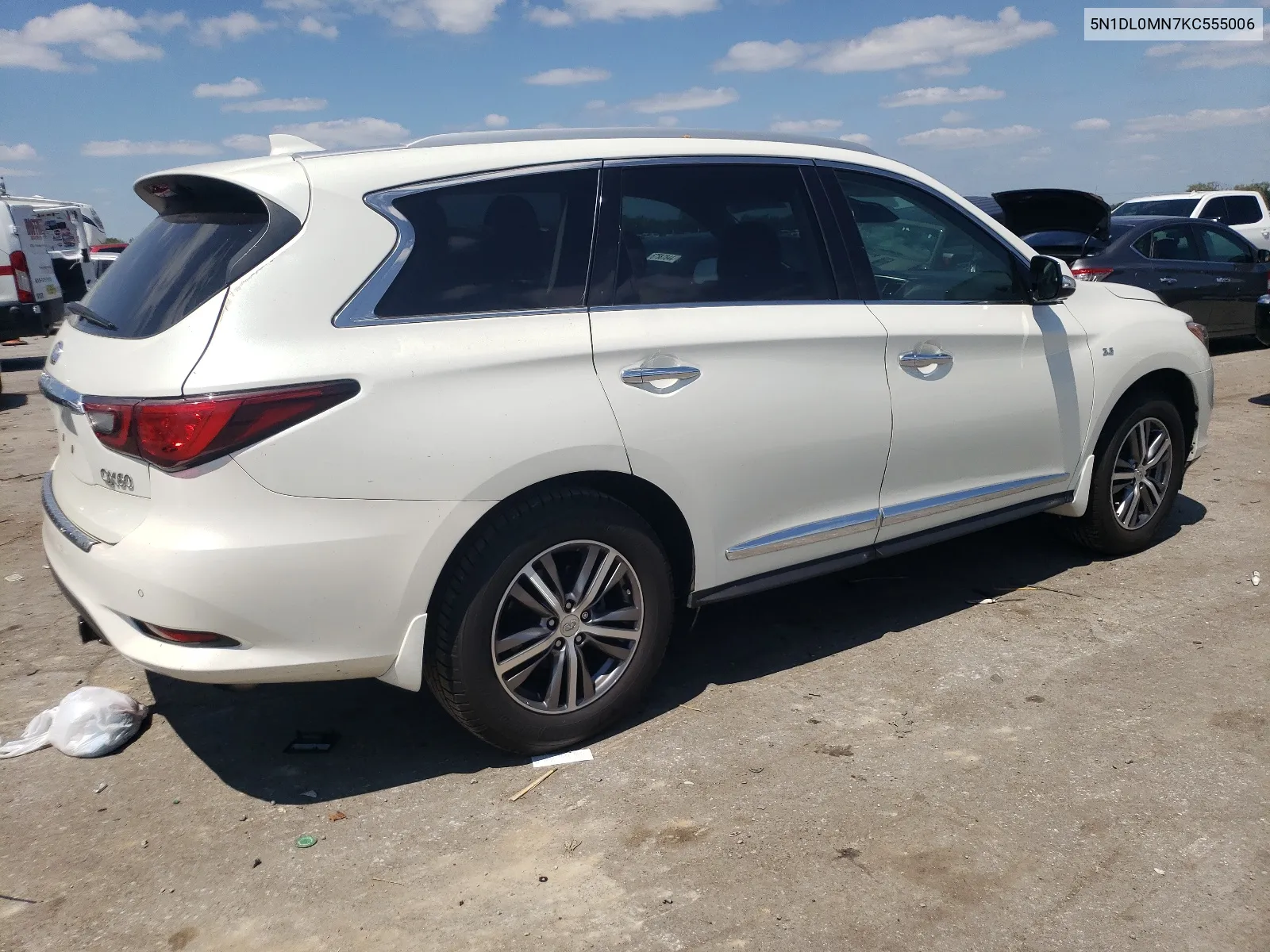 2019 Infiniti Qx60 Luxe VIN: 5N1DL0MN7KC555006 Lot: 67899034