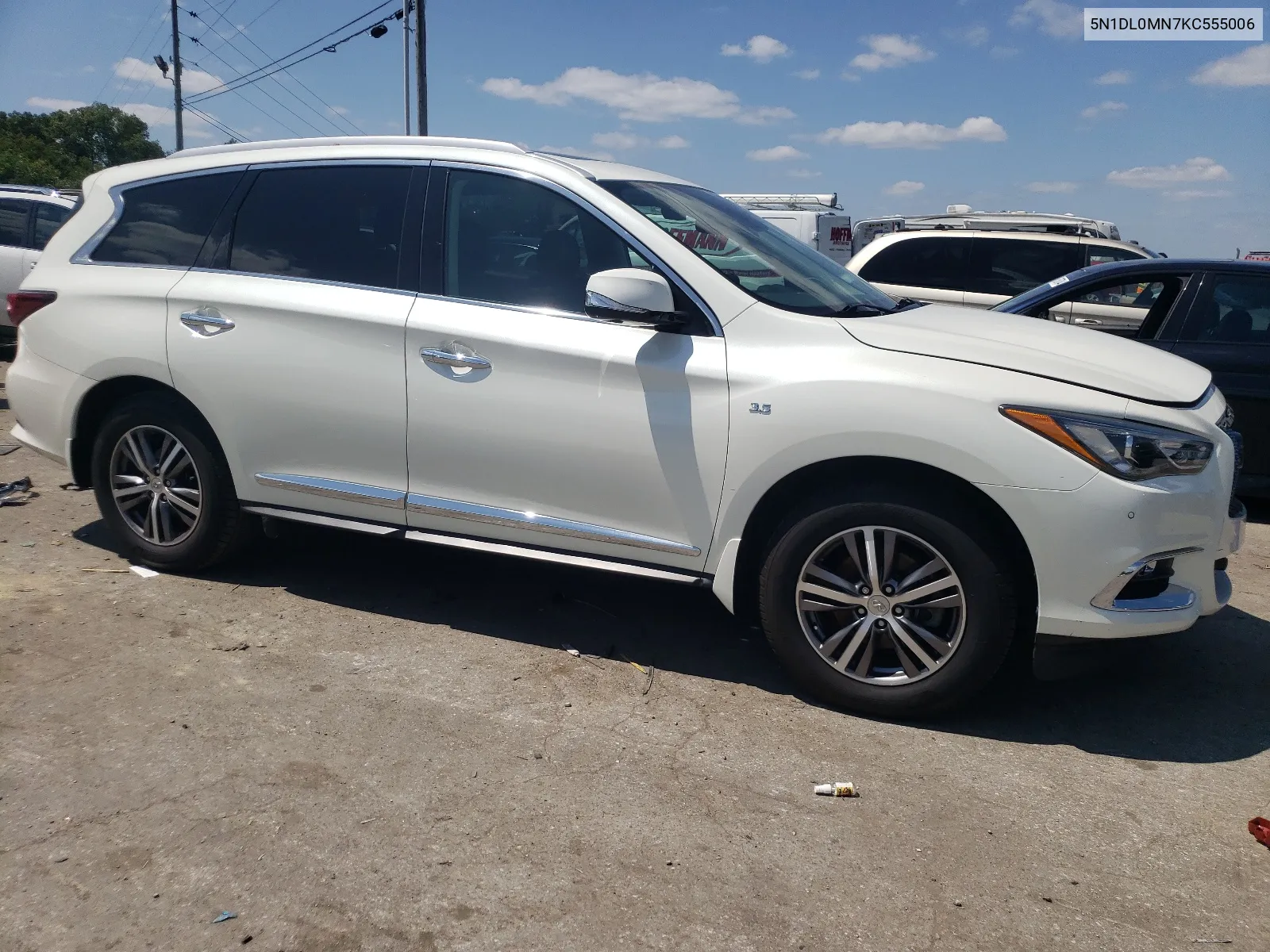 2019 Infiniti Qx60 Luxe VIN: 5N1DL0MN7KC555006 Lot: 67899034