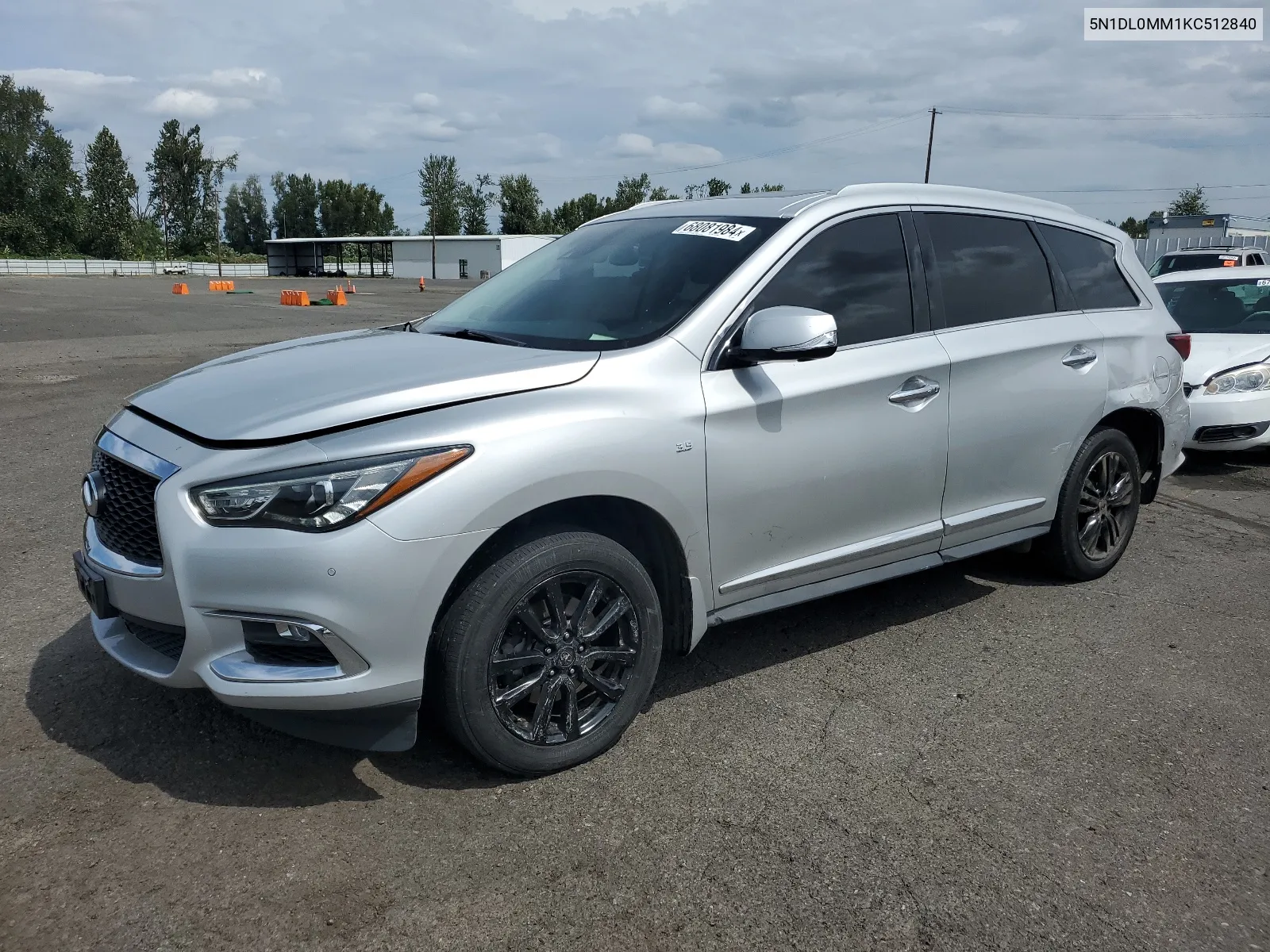 2019 Infiniti Qx60 Luxe VIN: 5N1DL0MM1KC512840 Lot: 68081984