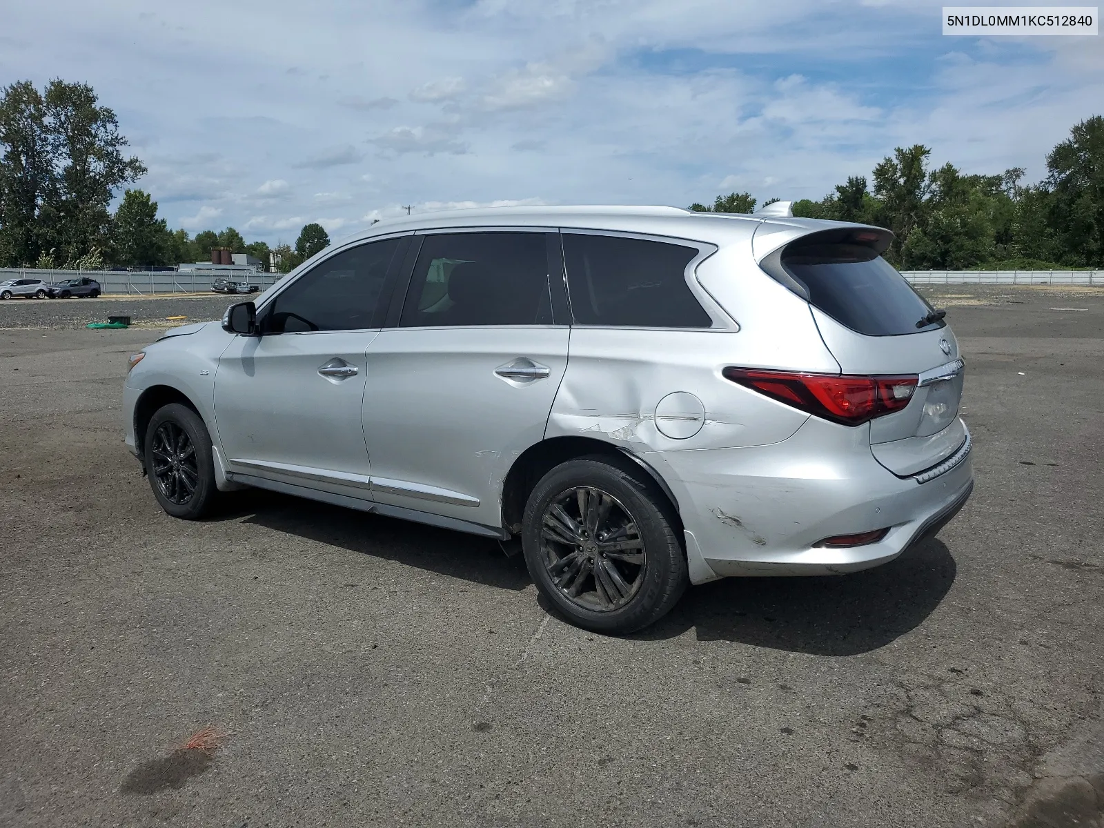 2019 Infiniti Qx60 Luxe VIN: 5N1DL0MM1KC512840 Lot: 68081984