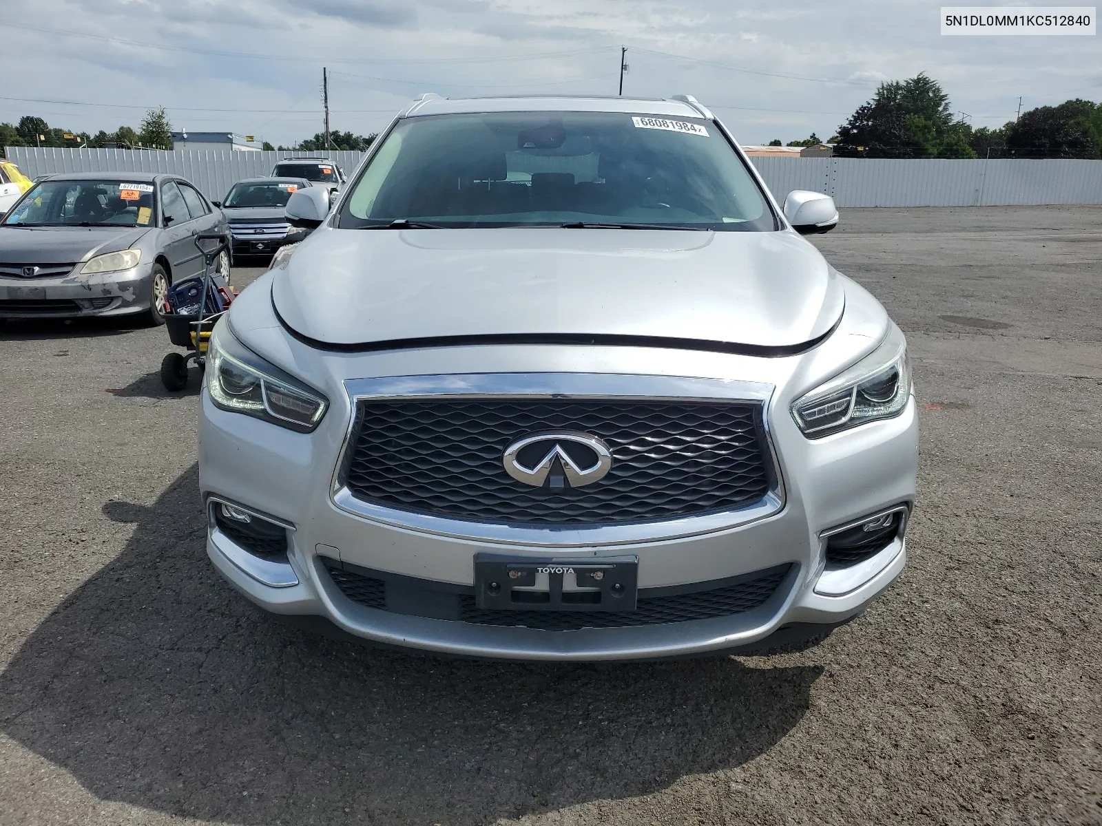 2019 Infiniti Qx60 Luxe VIN: 5N1DL0MM1KC512840 Lot: 68081984