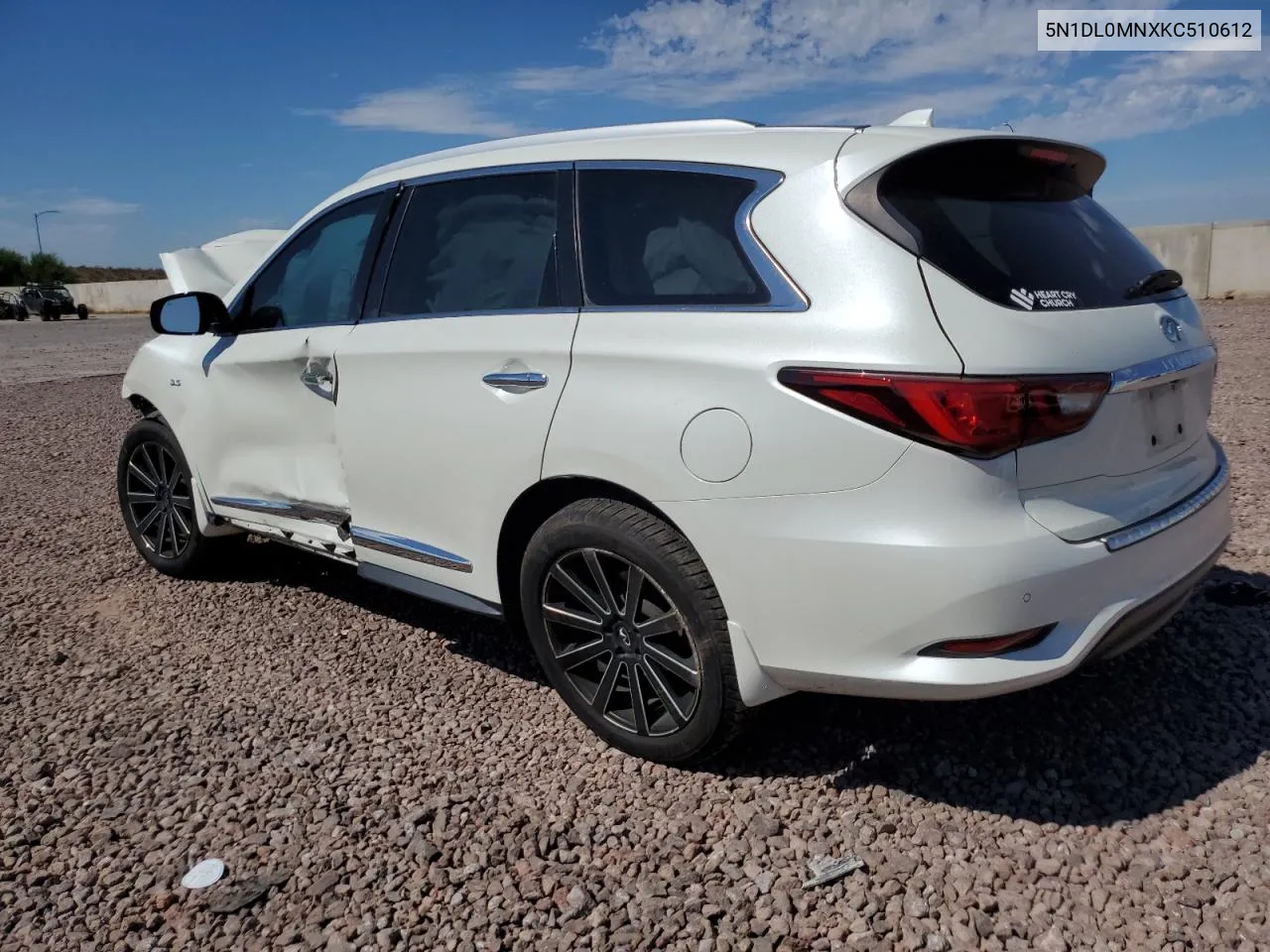 2019 Infiniti Qx60 Luxe VIN: 5N1DL0MNXKC510612 Lot: 68931714