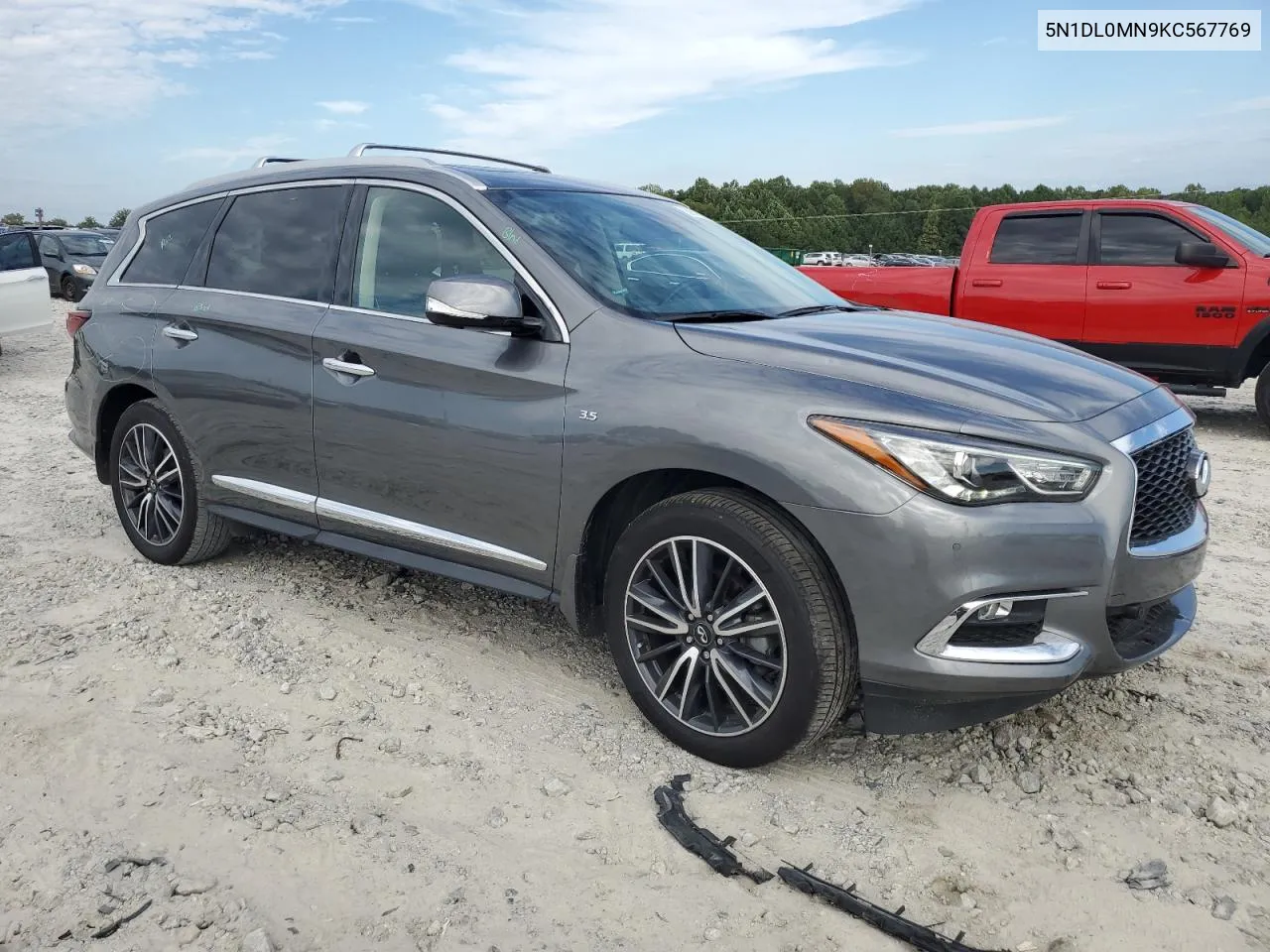 2019 Infiniti Qx60 Luxe VIN: 5N1DL0MN9KC567769 Lot: 69193134