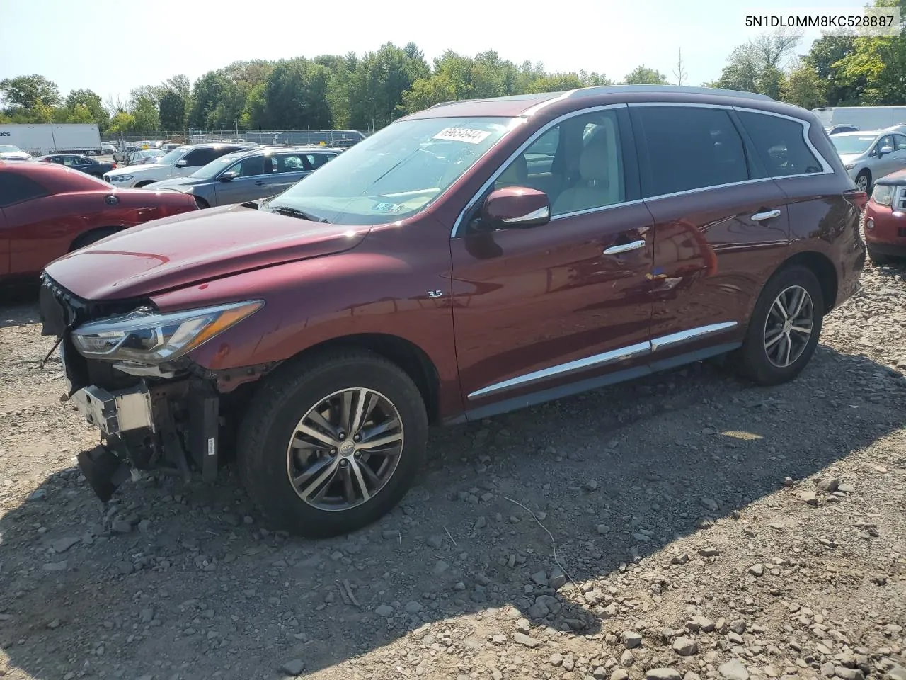 2019 Infiniti Qx60 Luxe VIN: 5N1DL0MM8KC528887 Lot: 69654944