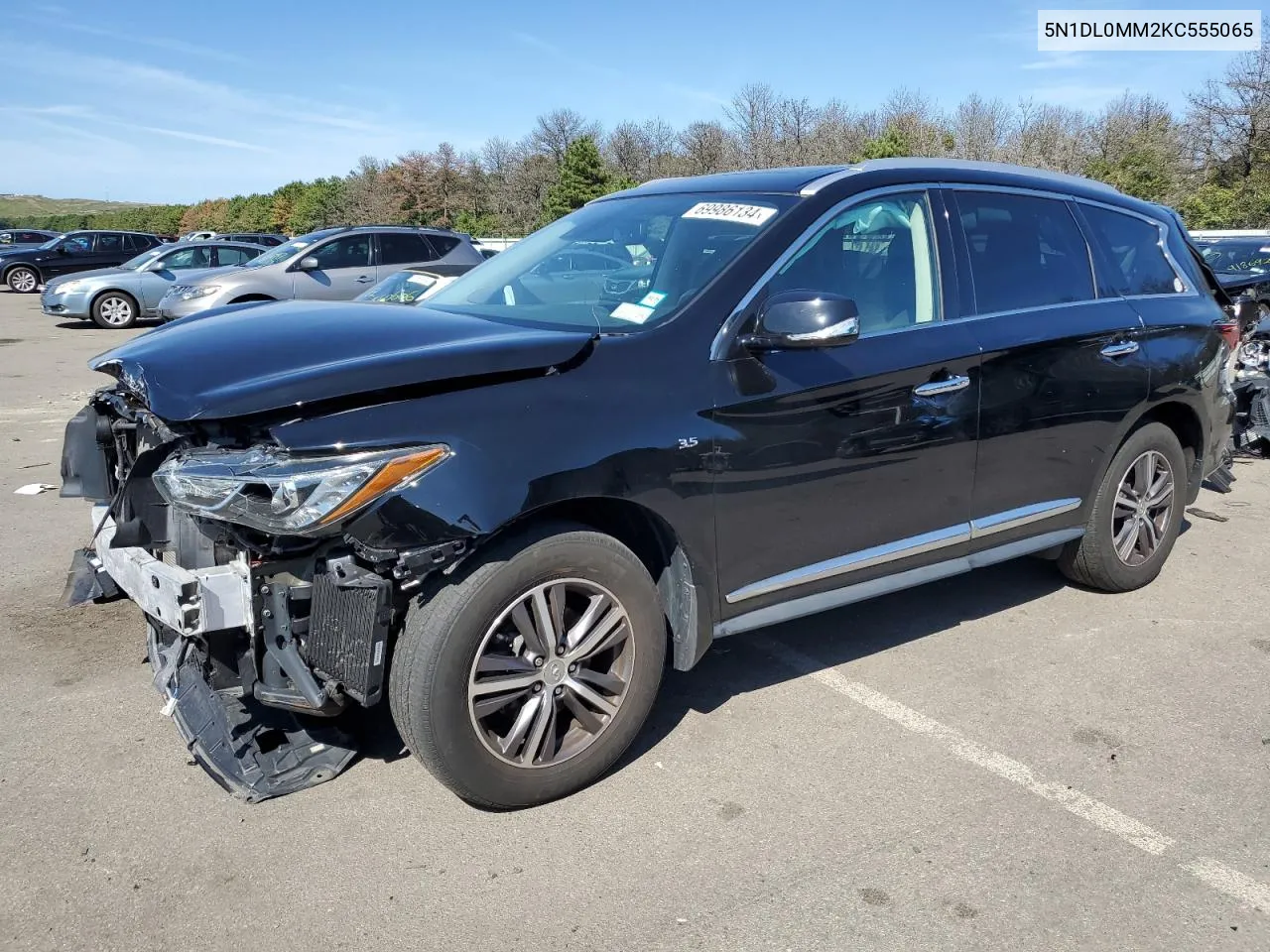 2019 Infiniti Qx60 Luxe VIN: 5N1DL0MM2KC555065 Lot: 69986134