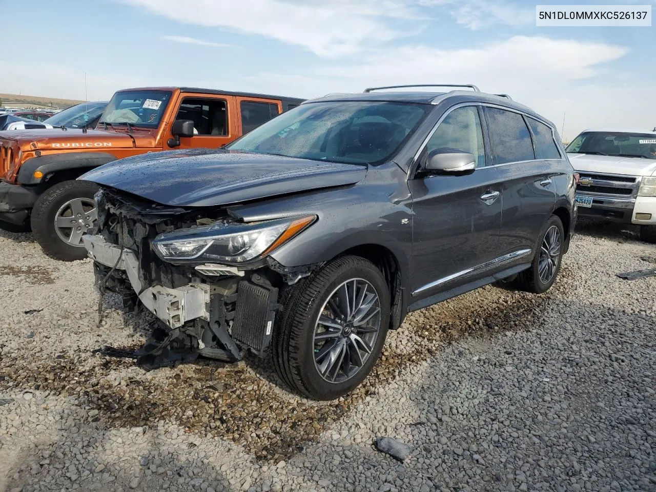 2019 Infiniti Qx60 Luxe VIN: 5N1DL0MMXKC526137 Lot: 70539494