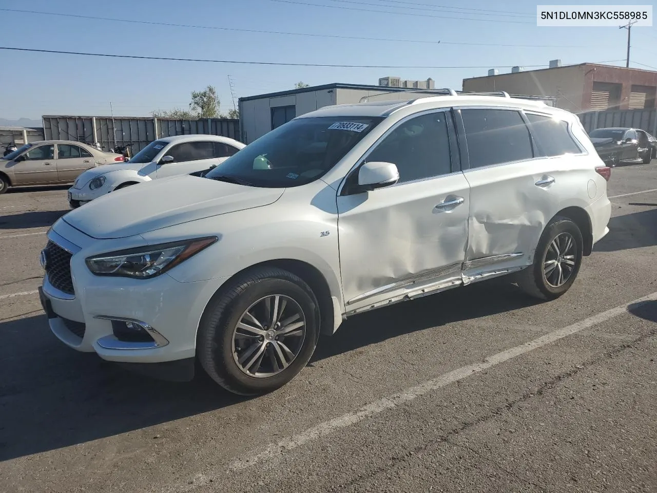 5N1DL0MN3KC558985 2019 Infiniti Qx60 Luxe