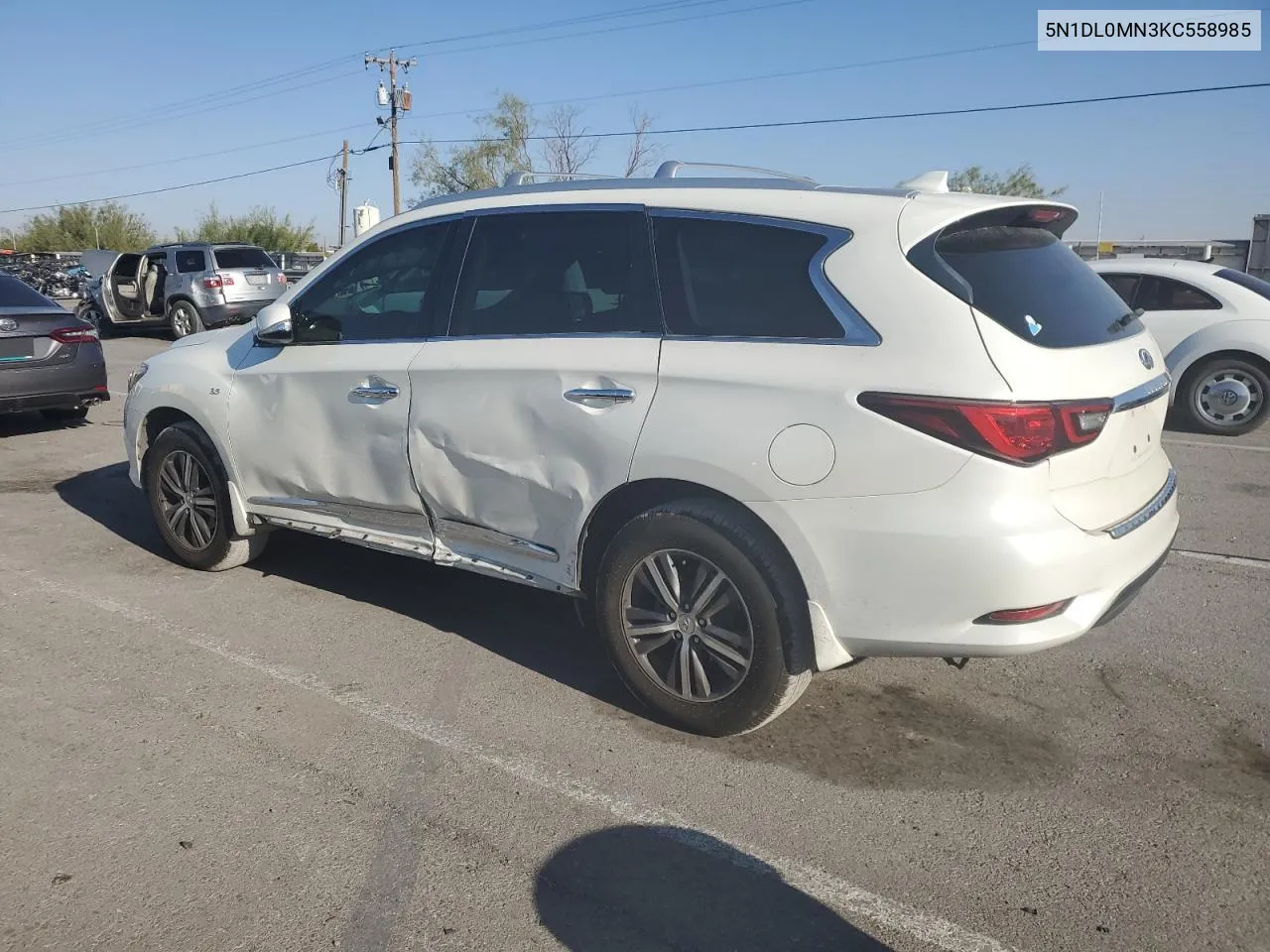 2019 Infiniti Qx60 Luxe VIN: 5N1DL0MN3KC558985 Lot: 70933114